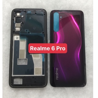Bộ Vỏ điện thoại Realme 6 Pro (Bộ gồm lưng ,sườn, phím bấm, có khe sim )