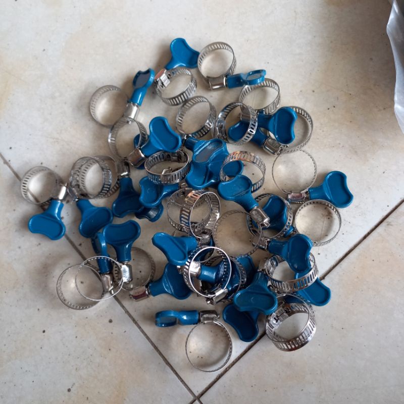 Đai siết cổ dê inox có tay vặn 6-25mm