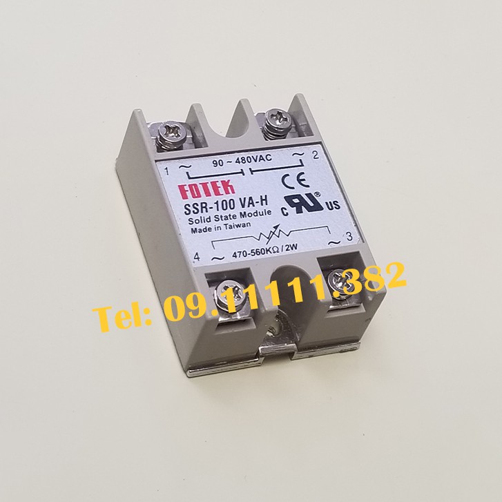 Relay bán dẫn Fotek SSR- 100 VA-H đóng ngắt mạch điện không tiếp súc