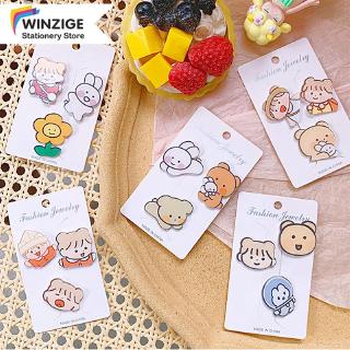 Bộ 3 Huy Hiệu Winzige Cài Áo Kiểu Hoạt Hình Đáng Yêu