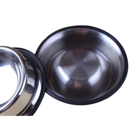 TÔ INOX ĐỰNG THỨC ĂN CHO THÚ CƯNG CHÓ MÈO Không in hình - Pet shop Uytinpro