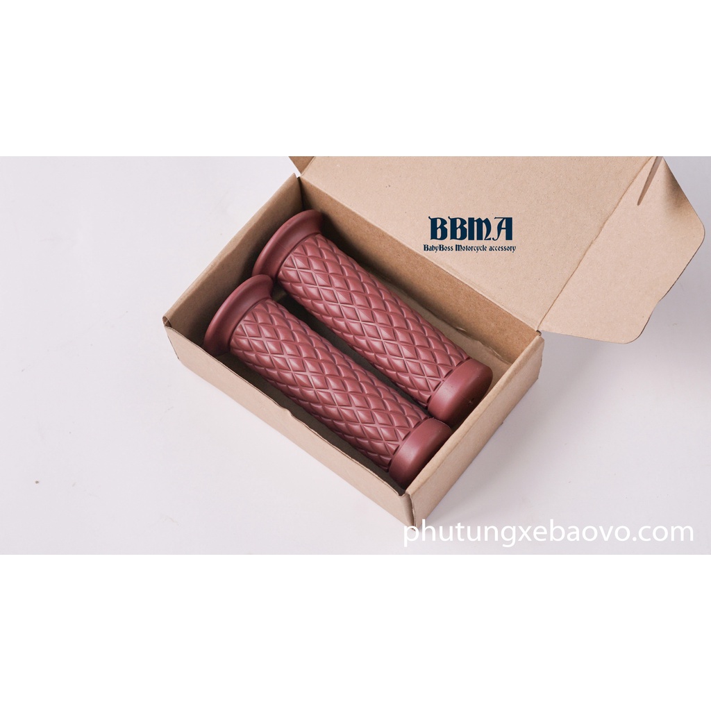 Bao tay xe máy mắt cáo, cổ điển, classic caro 22mm, nhà sản xuất BBMA