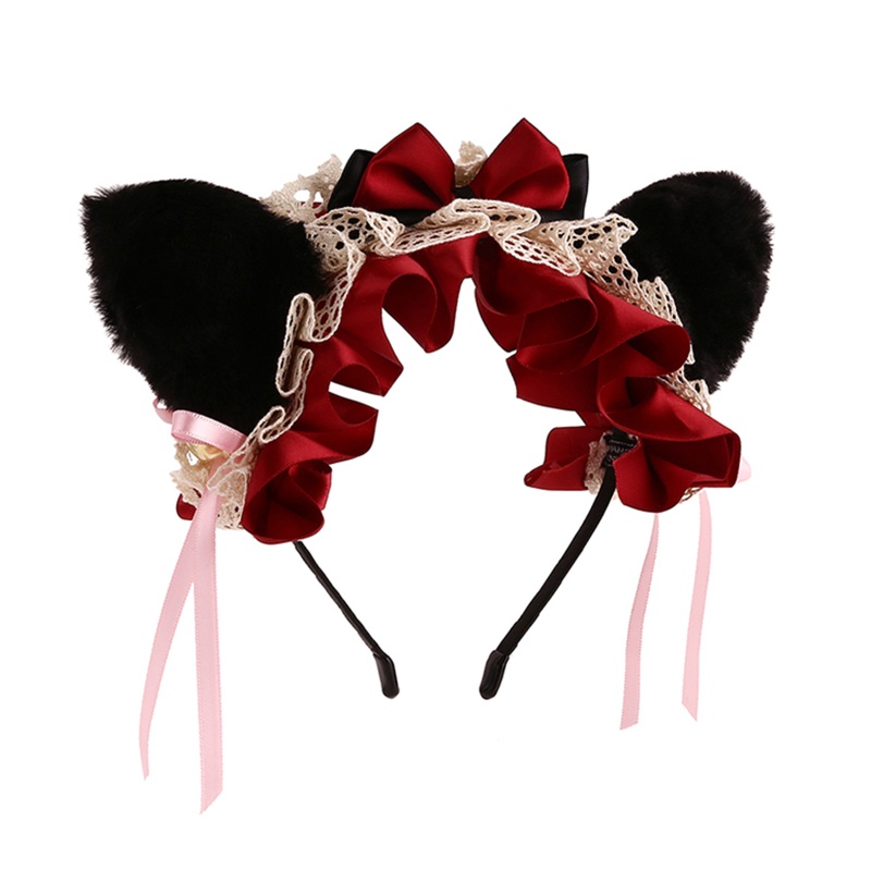 Xixi Băng Đô Cài Tóc Phối Ren Phong Cách Lolita Dễ Thương