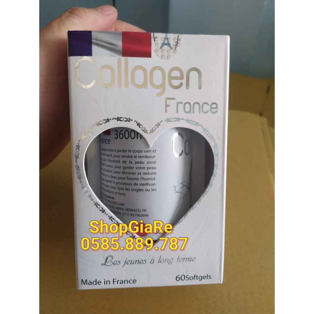 Viên uống Collagen France làm đẹp da nám da ,vàng da chống chống lão hóa, mịn và sáng da