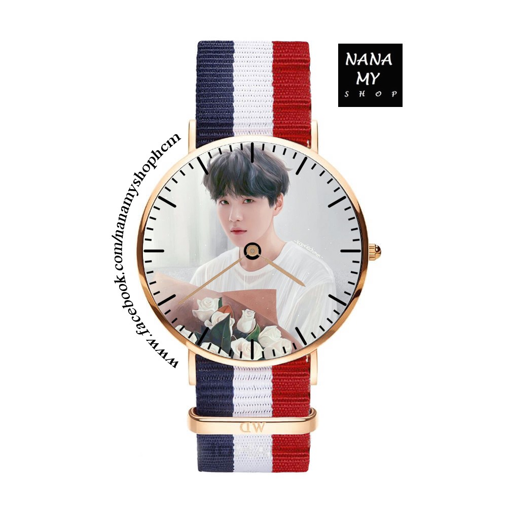 ĐỒNG HỒ ĐEO TAY BTS NAM NỮ có in theo yêu cầu