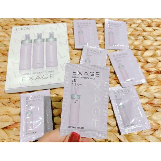 【ALBION】Mẫu thử milk xoay EXAGE MOIST ( 3gr )