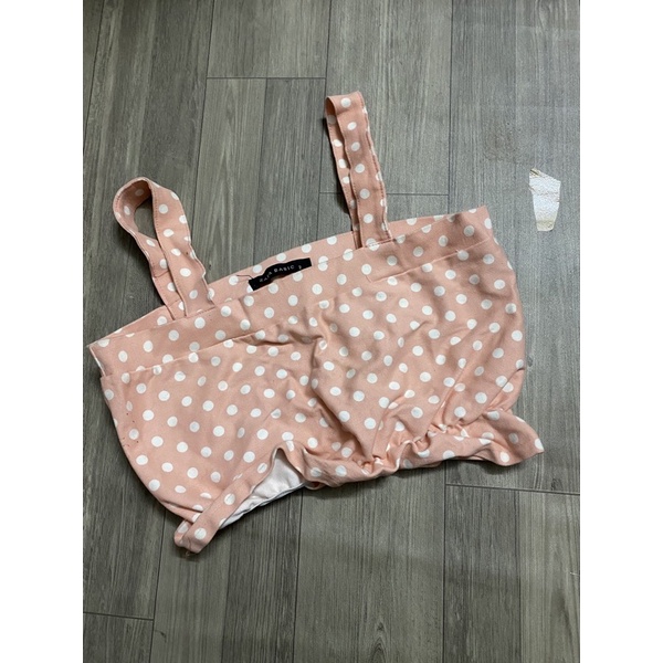 2hand áo 2 dây chấm bi