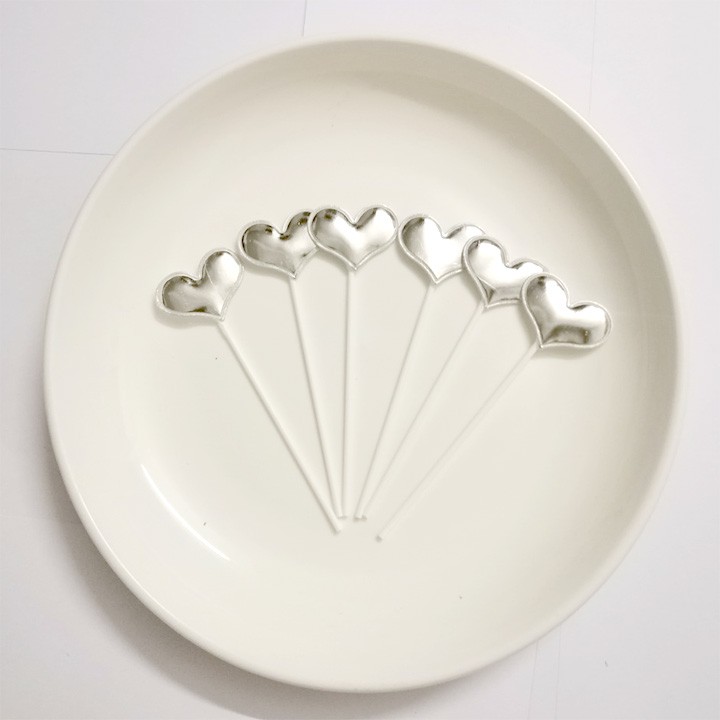 topper cắm bánh kem [FREESHIP] da phồng - tim sao