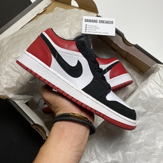 Giày jordan 1 low black toe - danang sneaker | phiên bản 1:1 chuẩn