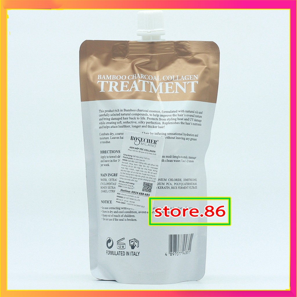 [💥 GIÁ RẺ SẬP SÀN ] KEM HẤP Ủ TÓC SIÊU PHỤC HỒI HƯƠNG THƠM NƯỚC HOA Bosecher 500ml | BigBuy360 - bigbuy360.vn