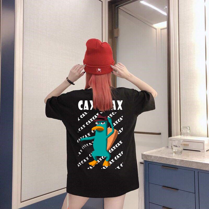 Áo phông nam nữ tay lỡ form rộng CaxCax 2 màu đen trắng nam nữ - áo thun unisex oversize tee big logo street style | BigBuy360 - bigbuy360.vn