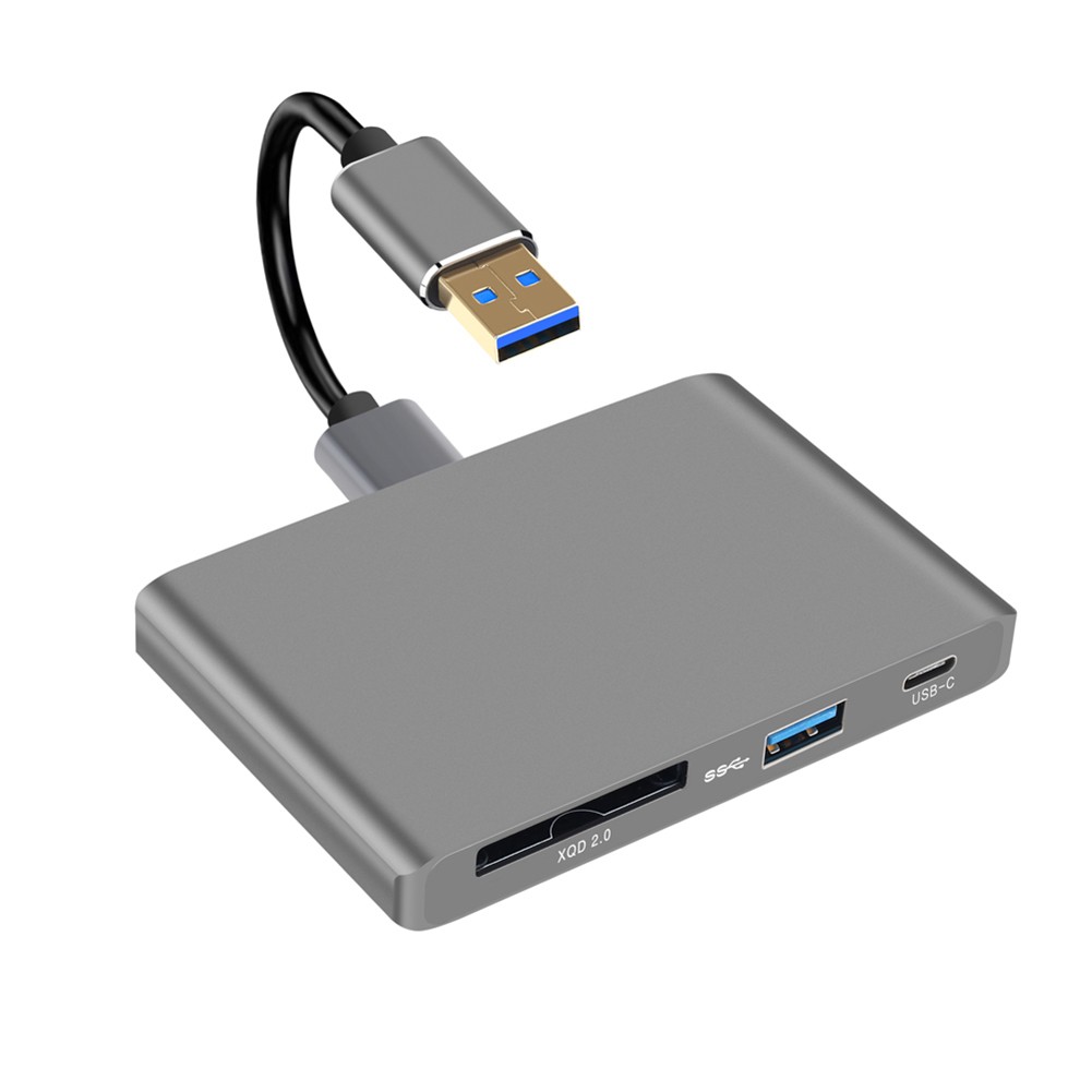 PUR XQD Card Reader Adapter USB 3.0 and Type-C Interface Flash Memory Card for Sony G/M SD Series