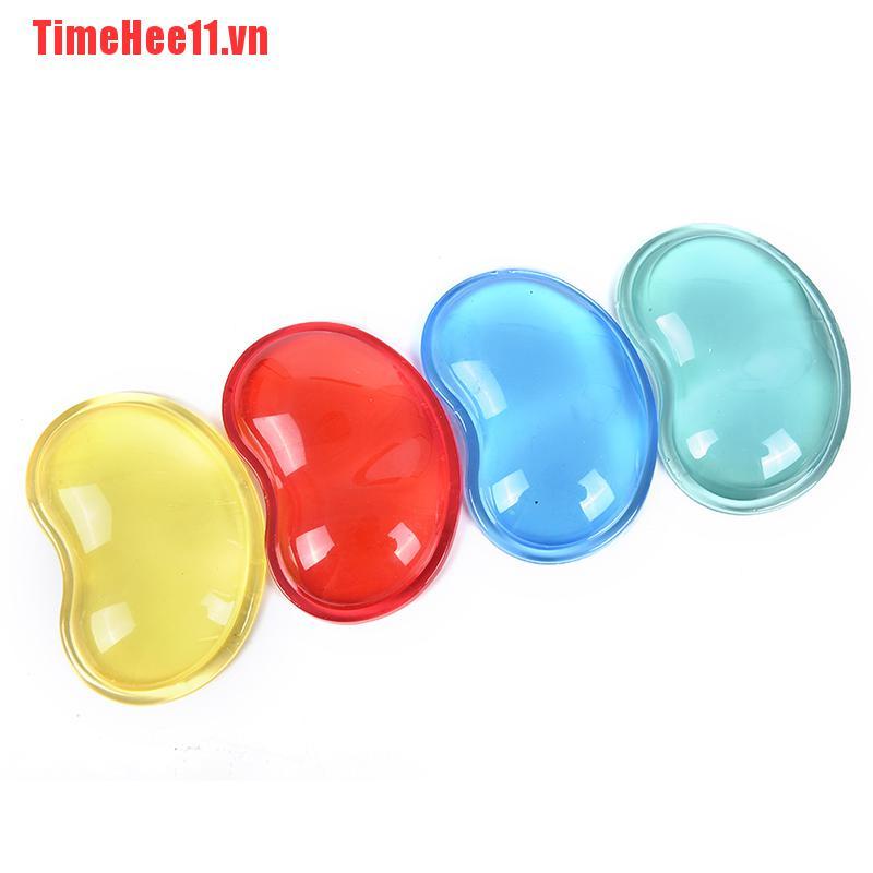 【TimeHee11】Heart Silicon Mouse Pad Clear Wristband Pad For Desktop Computer