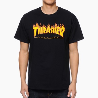 Áo thun rực lửa [vải cao cấp ] áo thun THRASHER lửa