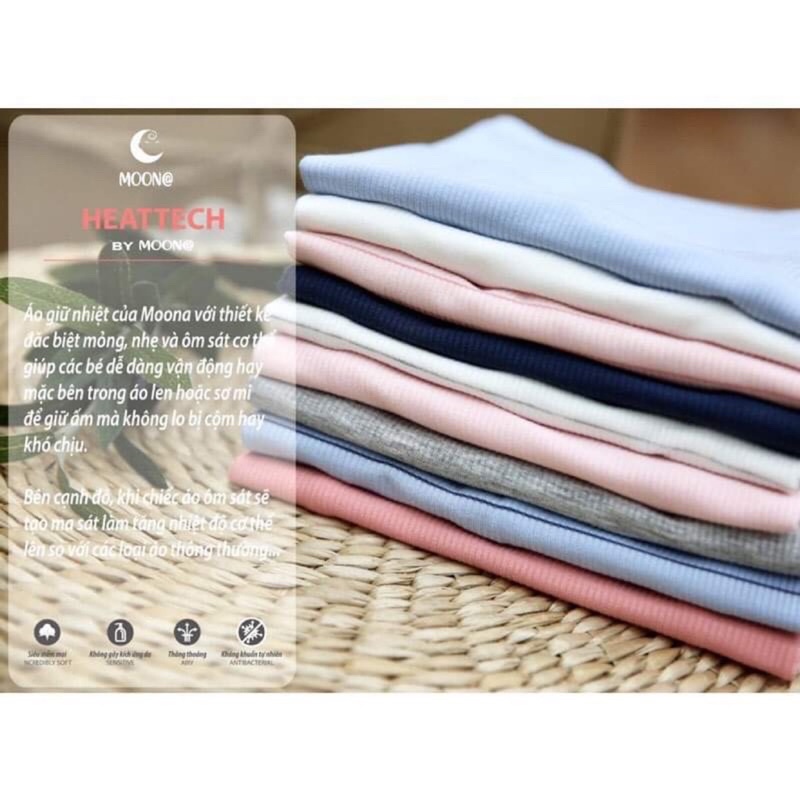 Áo giữ nhiệt Moon Heattech Siêu Mềm Cho Bé 6m-3y