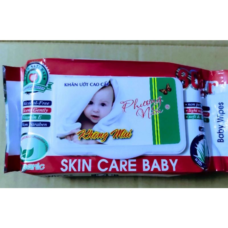 Khăn ướt baby Phương Nam 80gr, khăn ướt cho bé