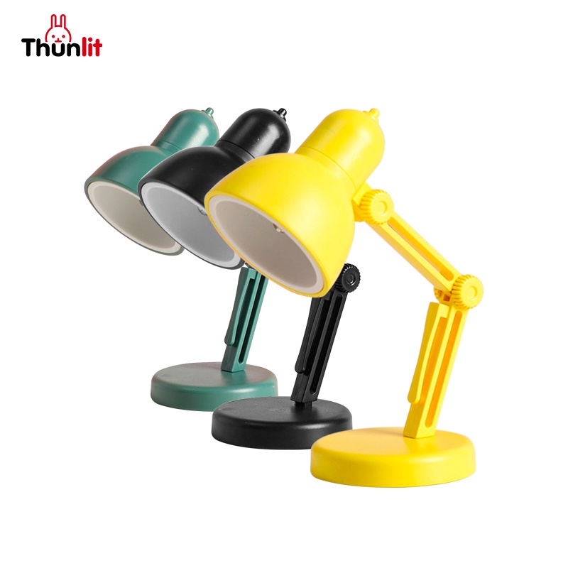 Đèn đọc sách mini Thunlit để bàn có kẹp và đế nam châm tiện dụng