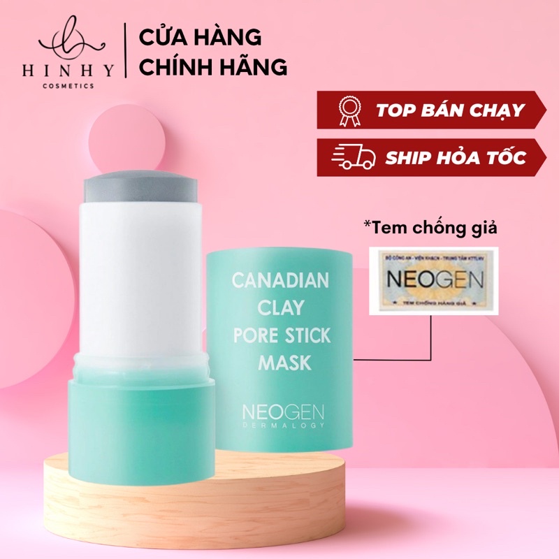 Thanh Lăn Giảm Mụn Đầu Đen Neogen Mặt Nạ Đất Sét Bùn Băng NEOGEN DERMALOGY CANADIAN CLAY PORE STICK 28G