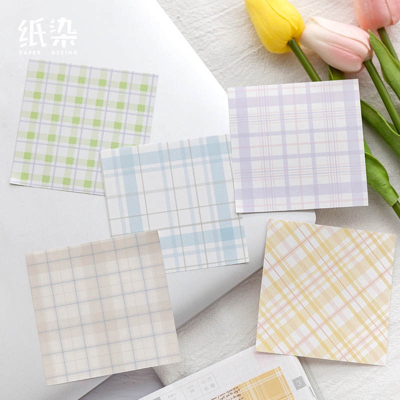 Set 100 Tờ Giấy Ghi Chú Phong Cách Hàn Quốc