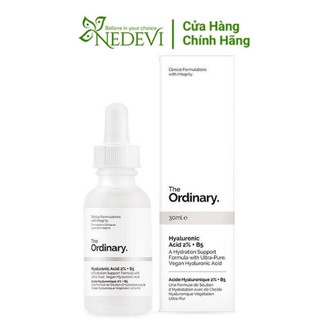 Serum Cấp Ẩm Chuyên Sâu, Phục Hồi Da Hư Tổn The Ordinary HA 2% + B5 Đủ Size - NEDEVI Chính Hãng