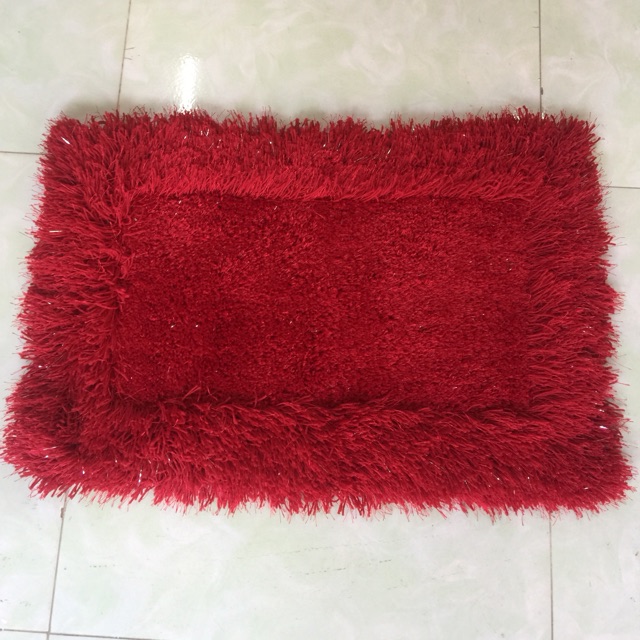 Thảm lau chân lông xù cao cấp