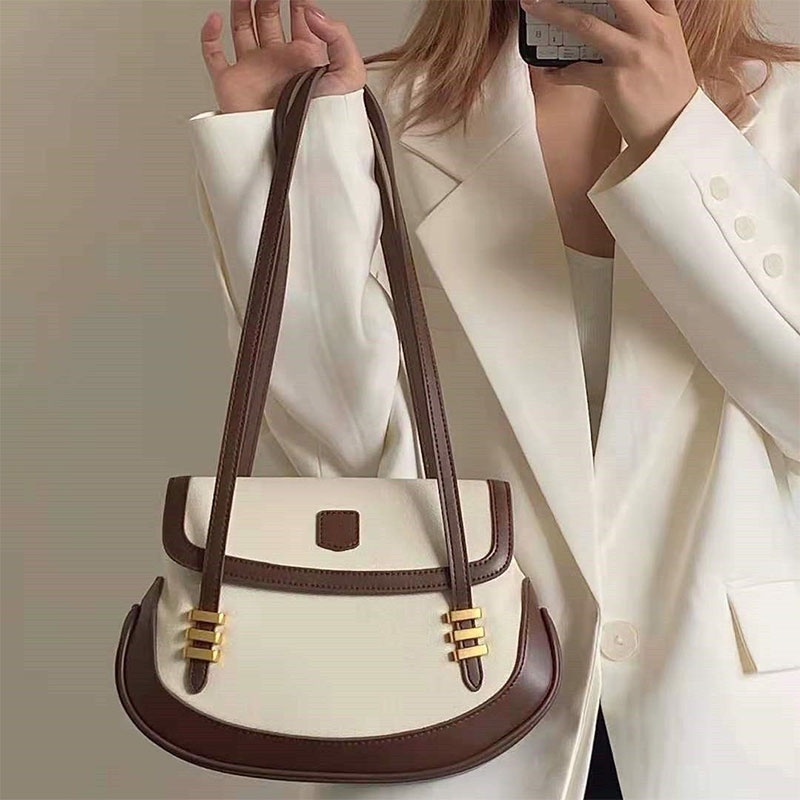 Túi xách YADOU từ da PU phong cách retro Pháp dành cho nữ