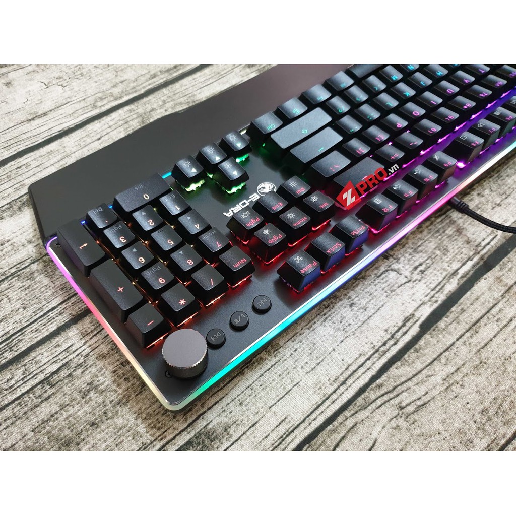 [Mã SKAMA06 giảm 8% đơn 250k]Bàn phím cơ quang học E-Dra EK308 RGB Plus