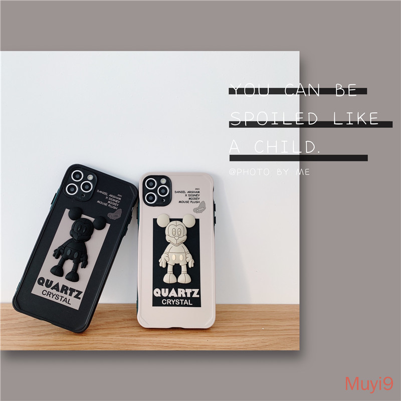 Ốp điện thoại mềm họa tiết mickey cho Iphone 12 11Promax X Xsmax Xr I8 / Se2 7Plus | BigBuy360 - bigbuy360.vn