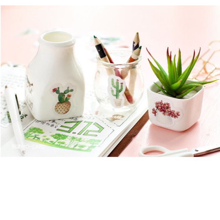 Hộp 45 sticker trang trí planner scrapbook