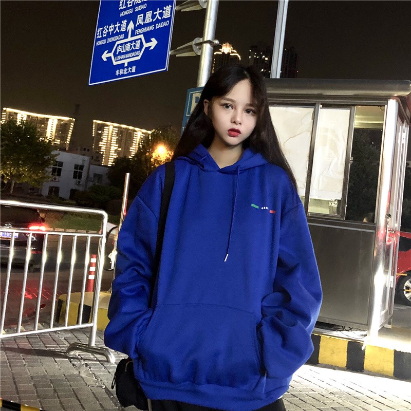 ÁO HOODIE NỮ DÁNG RỘNG
