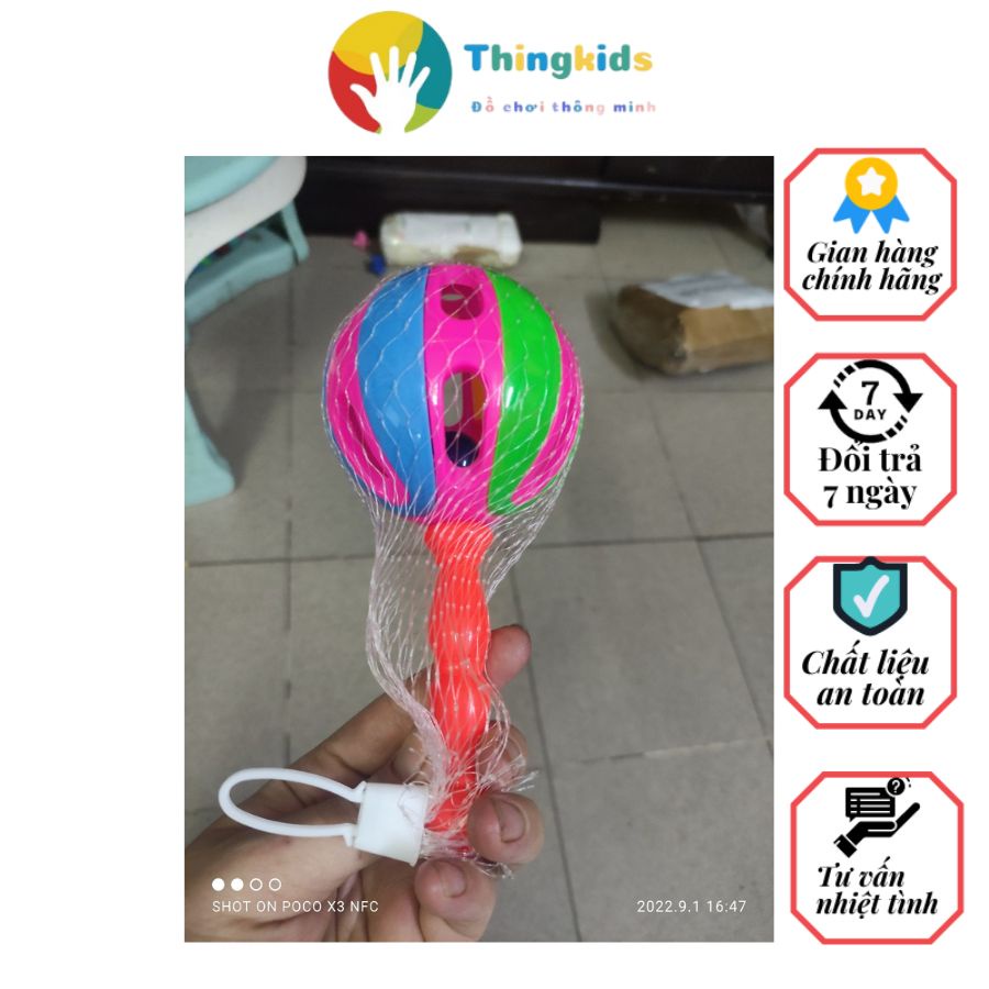 Đồ chơi xúc xắc hình cầu tròn có cán ngộ nghĩnh đáng yêu dành cho bé - Thingkids