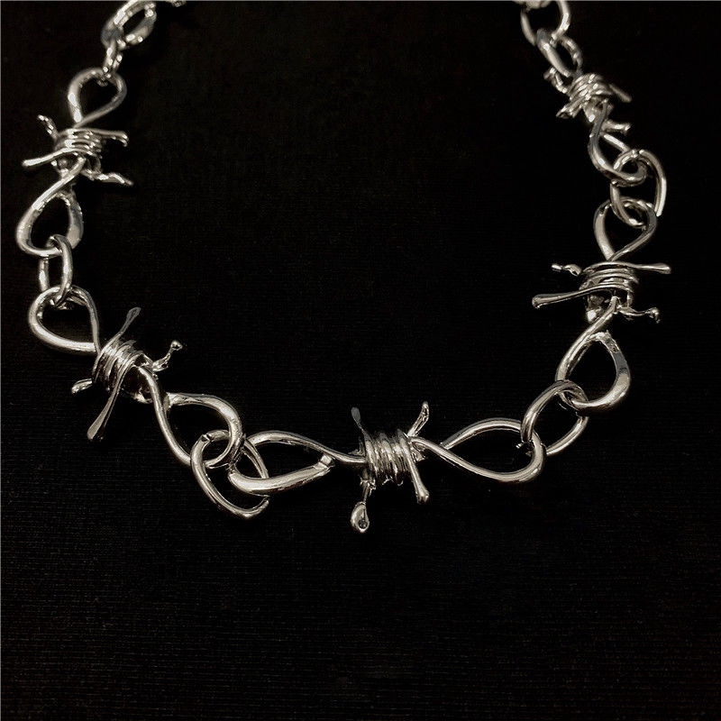 [Giao Hàng Miễn Phí] Vòng Cổ Gai 225053 Dây Chuyền Phong Cách Cá Tính Cho Nam Và Nữ