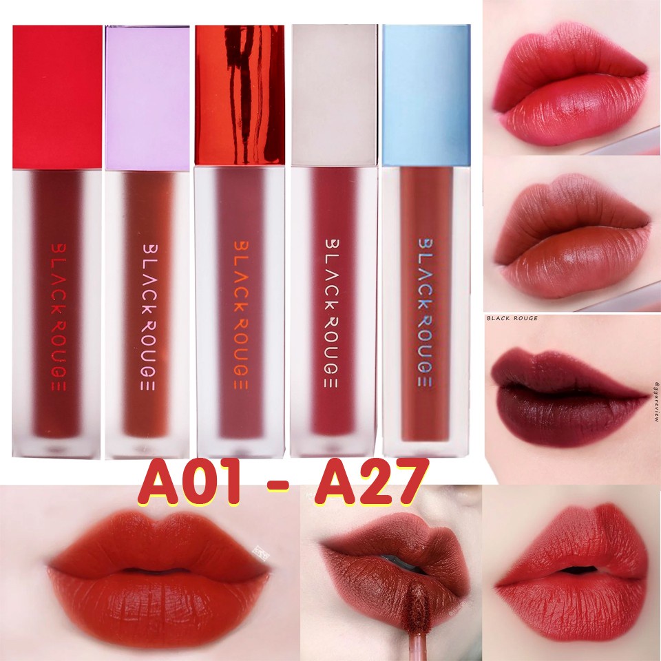 Son Kem Lì Blackrouge Air Fit Velvet Tint Hàn Quốc Chất Son Mềm Mịn Giữ Màu Bền Suốt Ngày Dài