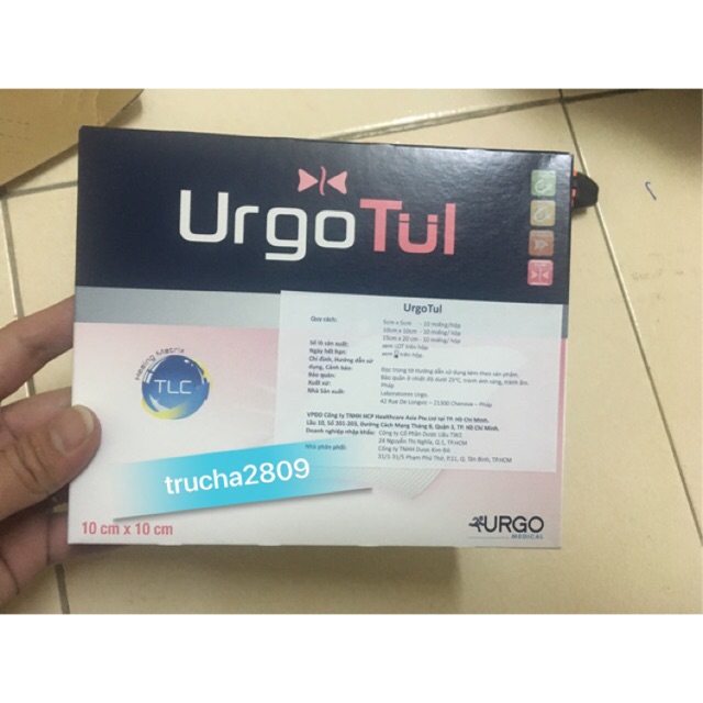 UrgoTul 10x10 cm băng vết thương