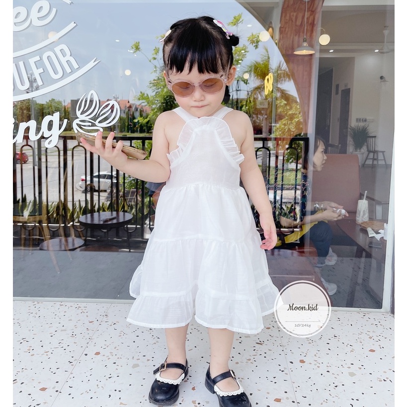Hot trend Váy đầm công chúa cao cấp 2 lớp cho bé gái đi du lịch 8-20kg