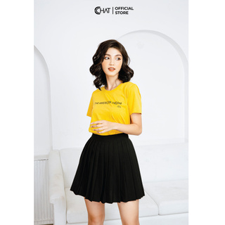Chân váy dập ly ngắn CCHAT