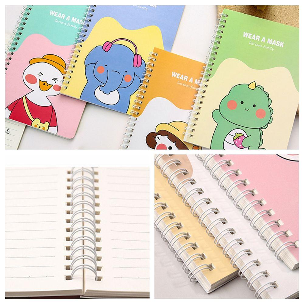 Sổ Tay Khổ A5 Họa Tiết Khủng Long Hoạt Hình Cho Học Sinh