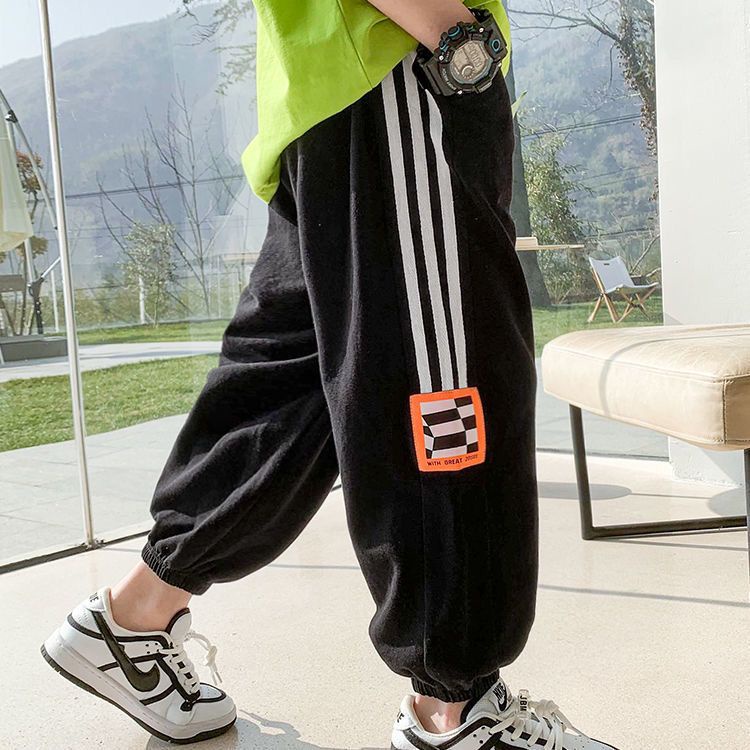 Quần Legging Thể Thao Mỏng Chống Muỗi Phong Cách Mới Mùa Hè 2022 Cho Bé Trai