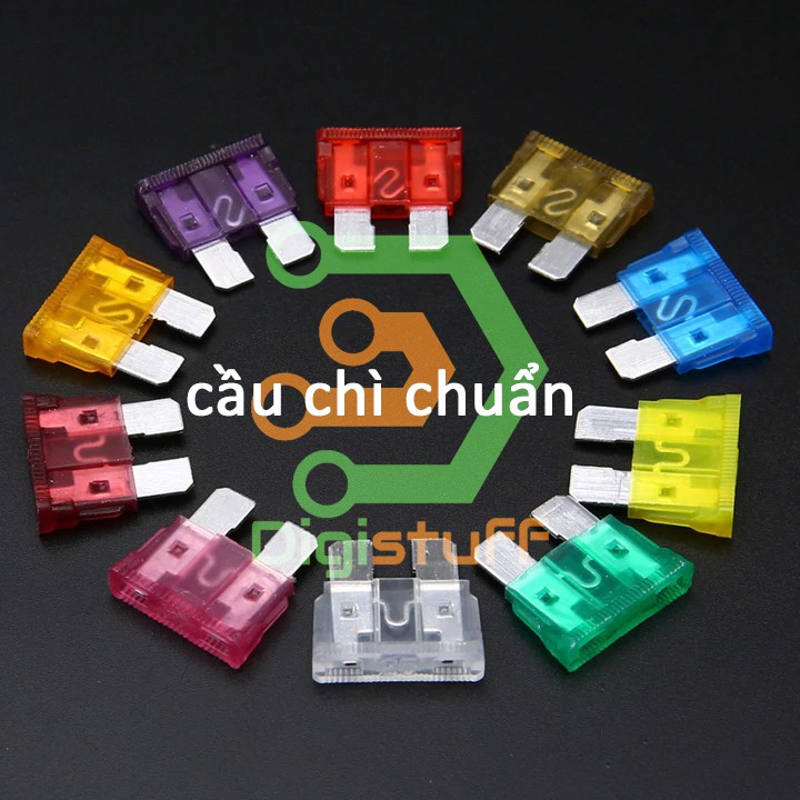 Cầu chì xe máy xe hơi - bộ 5 cái