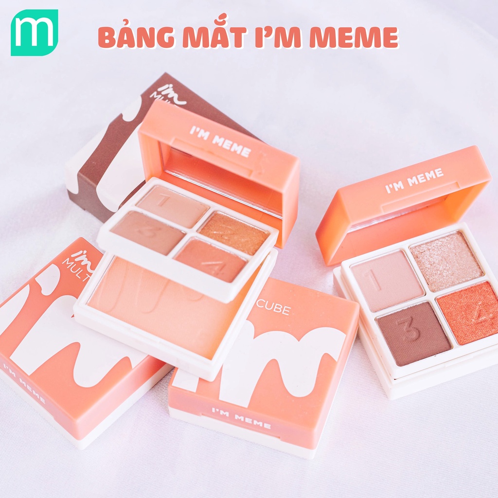 Bảng Phấn Mắt Và Má Hồng 2in1 I’m Meme I’m Multi Cube