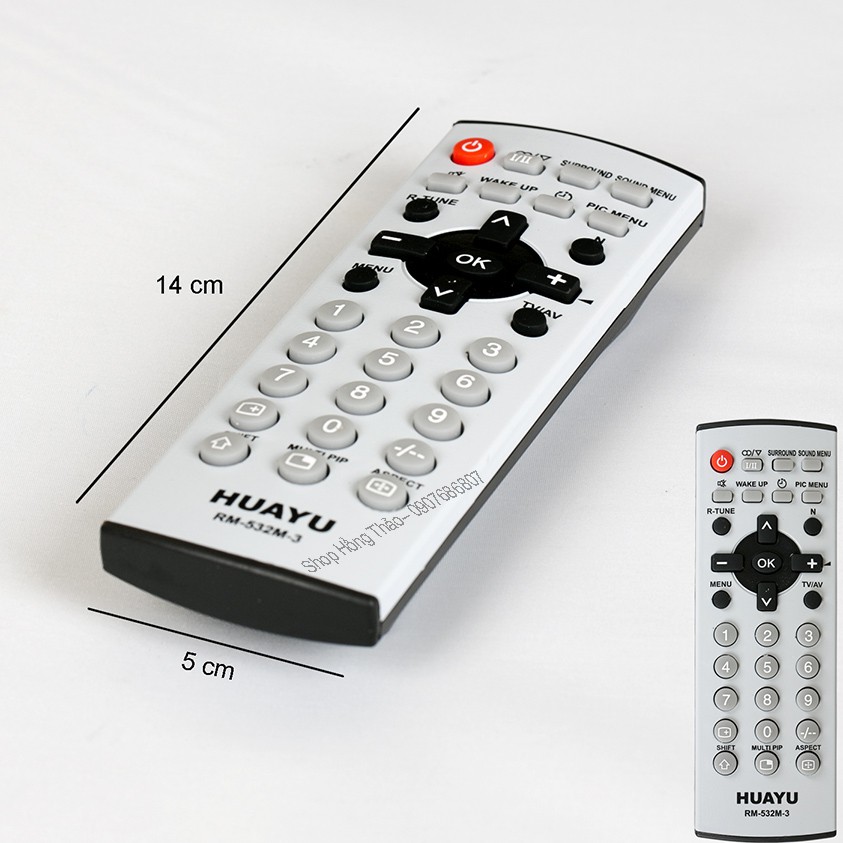 Remote Tivi Huayu for Panasonic CRT Model RM-532M-3