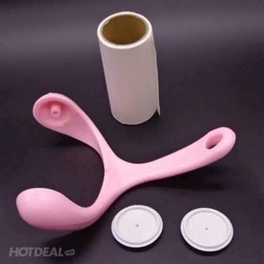 Cây lăn bụi quần áo (1850) tặng kèm 2 cuộn lăn (09.4)