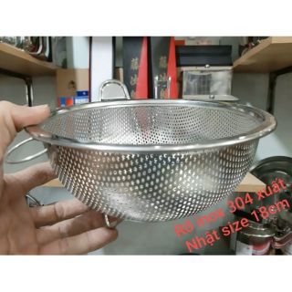 Rổ INOX Cao cấp INOVI  (Đủ size 18~30cm)