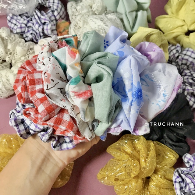 SỈ DÂY BUỘC TÓC VẢI SCRUNCHIES GIÁ RẺ