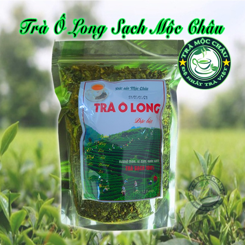 Trà Ô Long Sạch Mộc Châu 500g - Trà Mộc Châu Đặc Sản - Nước Trà Xanh Hương Trà Thơm