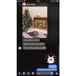(inbox shop trc khi đặt) Lò sưởi decor