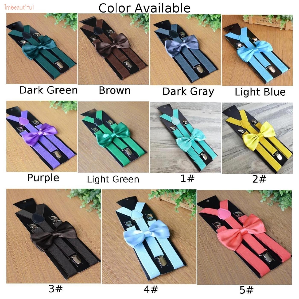 Dây đeo quần chữ Y kèm nơ thời trang cá tính cho nam