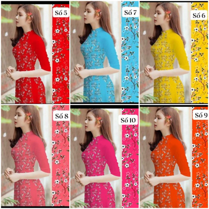 ÁO DÀI MAY SẴN ĐỦ SIZE [MẪU HOT 2021]