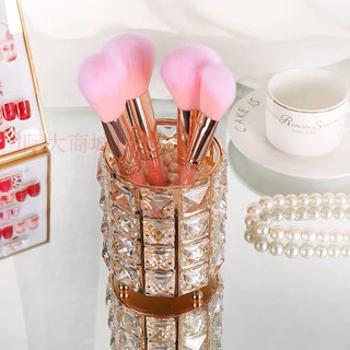 Lọ đựng cọ trang điểm pha lê sang trọng