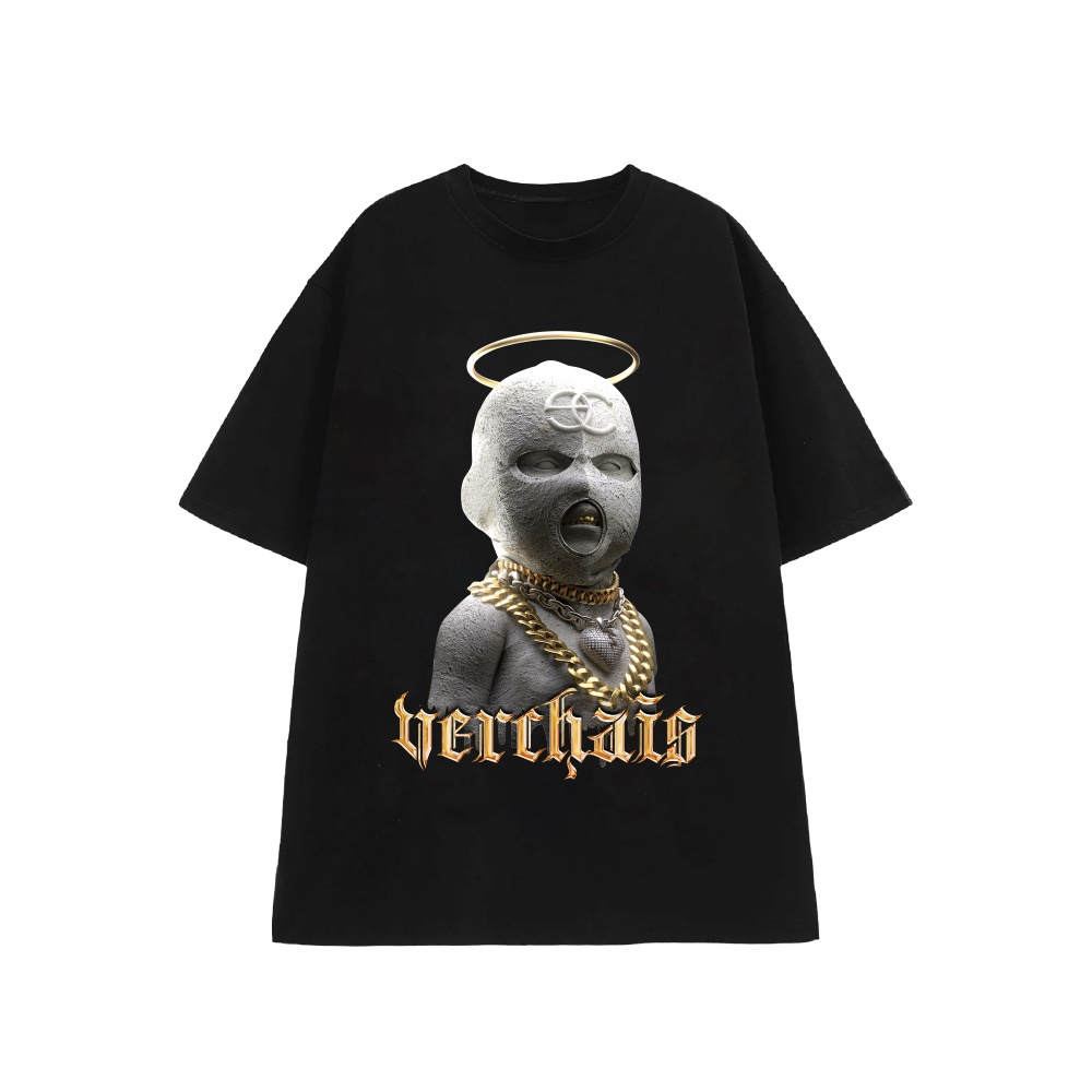 Áo thun unisex VERCHAIS basic TEE phom rộng tay lỡ dành cho nam nữ Boy Collections T13